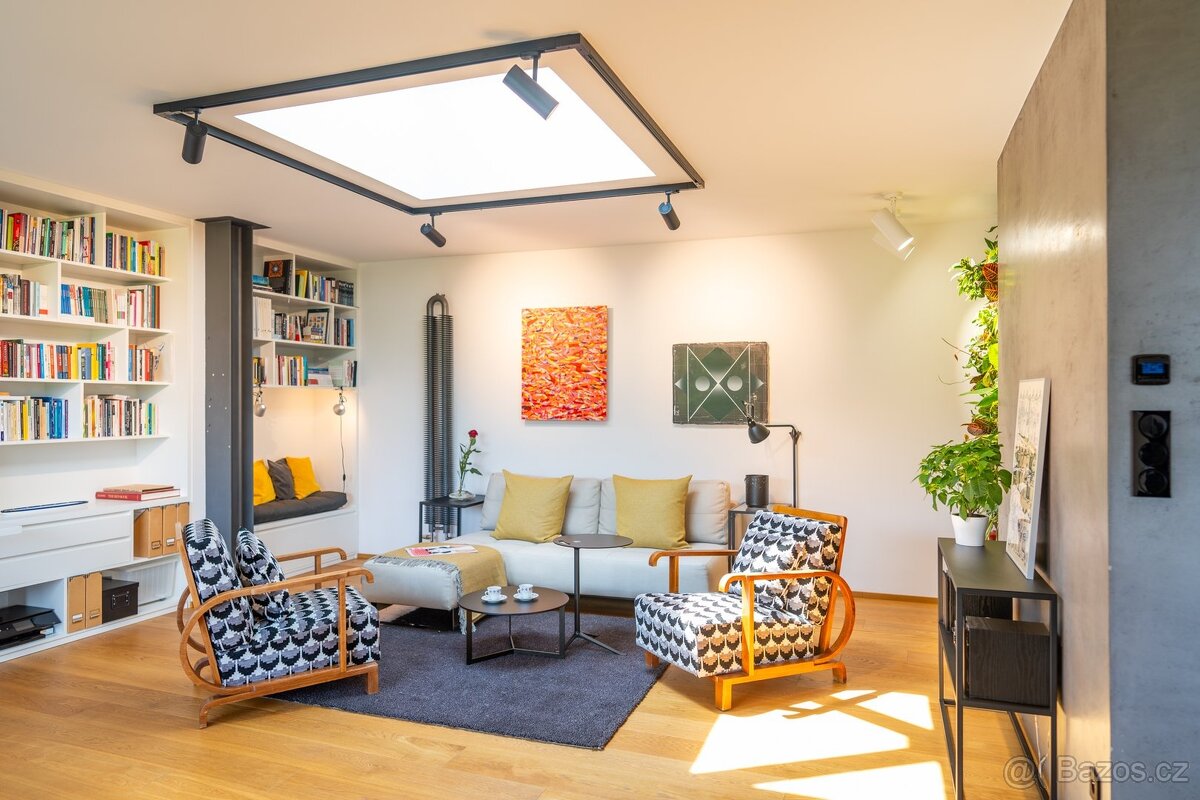 Nadstandardní mezonetový byt 3+kk se 2 terasami a panoramati - 8