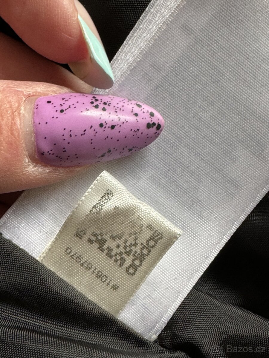 Černý péřový kabát Adidas vel. 34 - 8