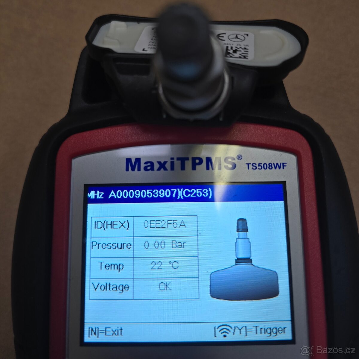 Senzory tlaku (TPMS) originál MERCEDES - 8