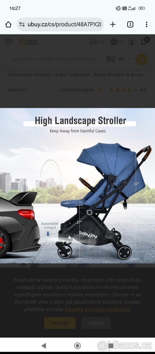 SPORTOVNÍ KOČÁREK - BABY JOY - 8