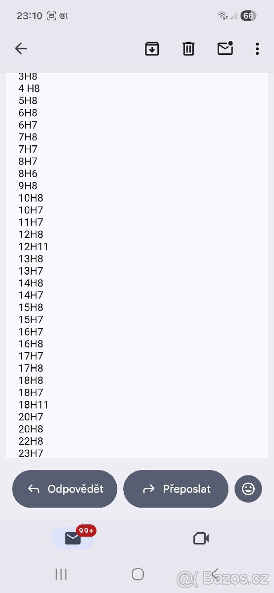 Výstružníky strojní a ruční hss - 8