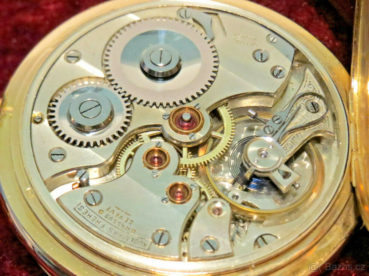 KOMPLETNÍ SADA KAPESNÍCH HODINEK LOUIS AUDEMARS FRERES 105G, - 8