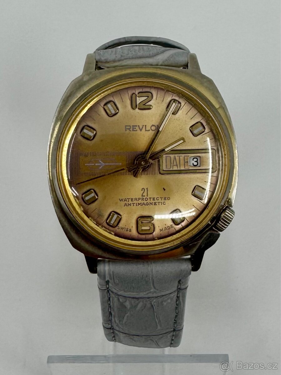 REVLON SWISS ANTIMAGNETIC - 70. léta - 8