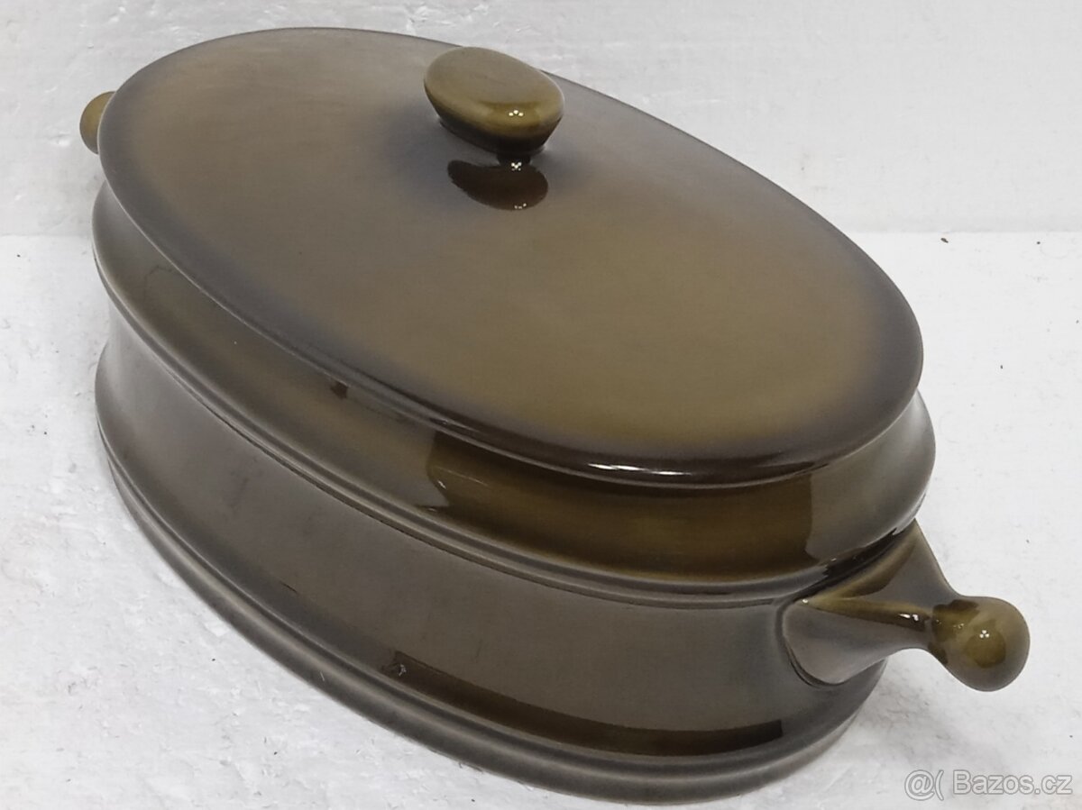 Porcelánový pekáč s víkem Bavaria Oliva - 8