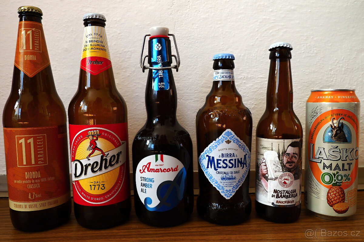 Sběratelské prázdné lahve + pivní lahve a plechovky - 8
