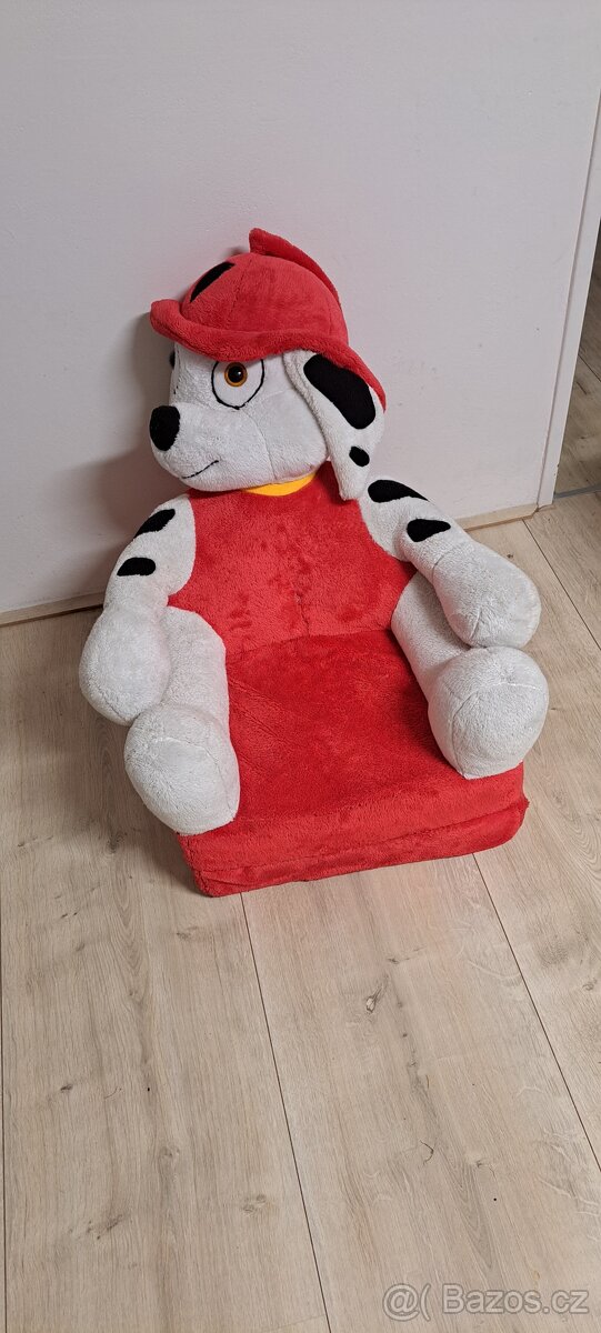 Dětské plyšové rozkládací křeslo - 8