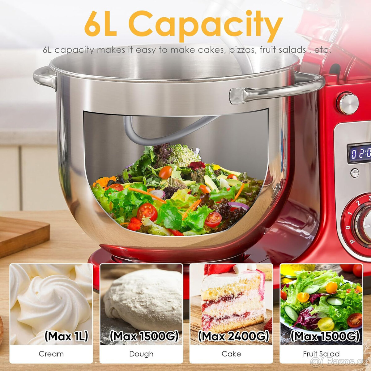 Kuchyňský mixér Biolomix 6L, 1200W - 8
