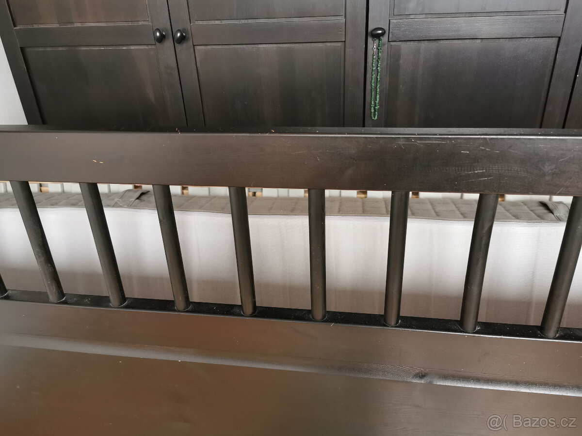 Rám postele Ikea HEMNES 180x200cm masivní borovice - 8