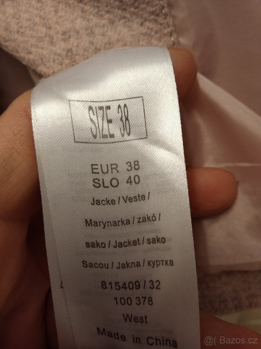 Orsay dámský krátký kabátek s vlnou.Velikost 38. - 8