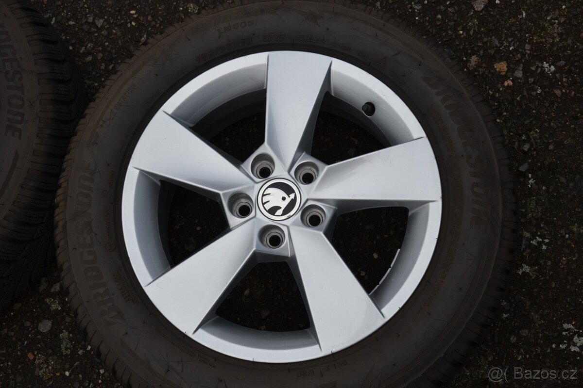 Š.Fabia IV/VW Polo.S.Ibiza -NOVÁ zimní ALU sada 185/65R15. - 8