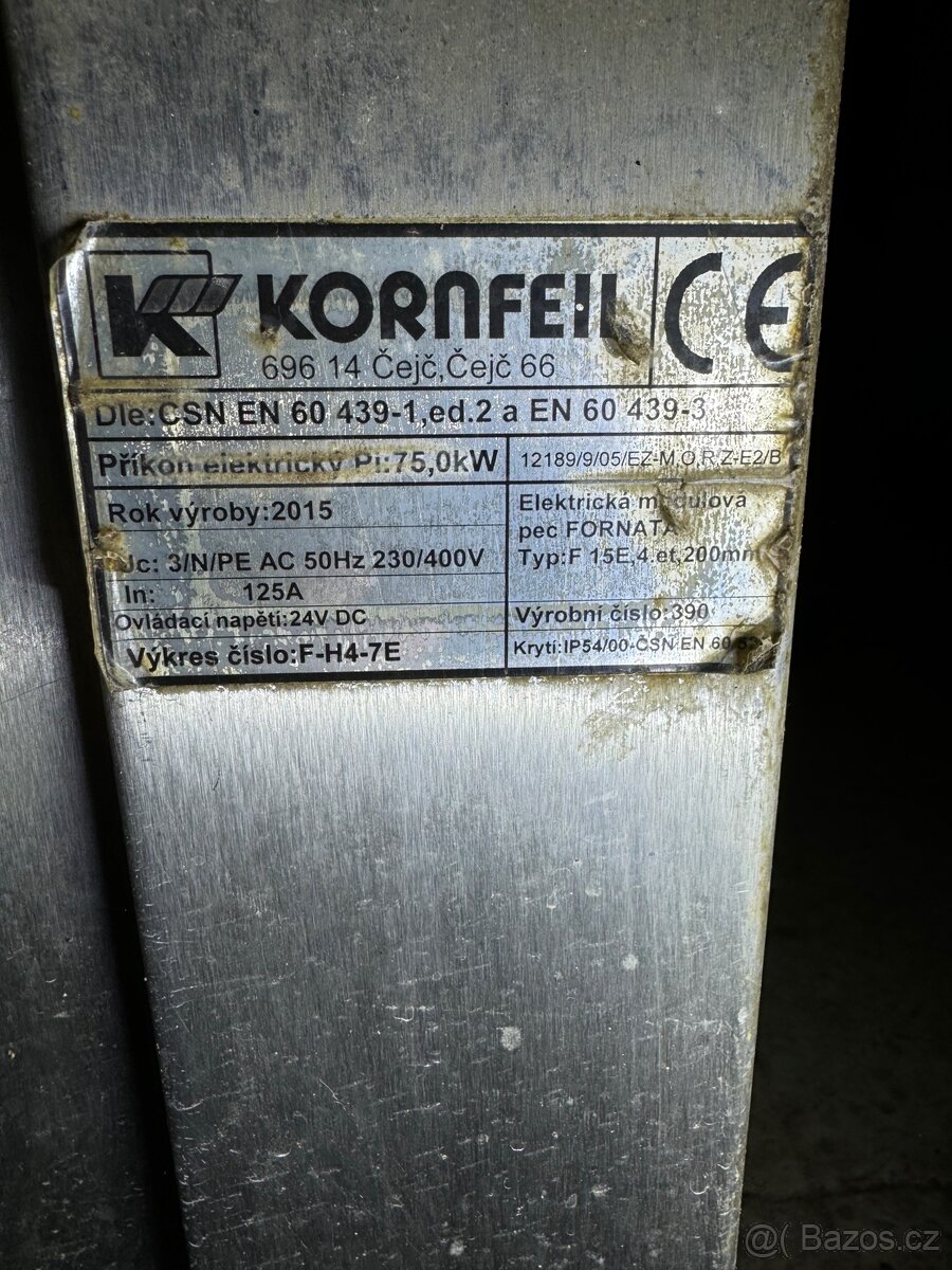 Etážová elektrická pec Kornfeil - 8