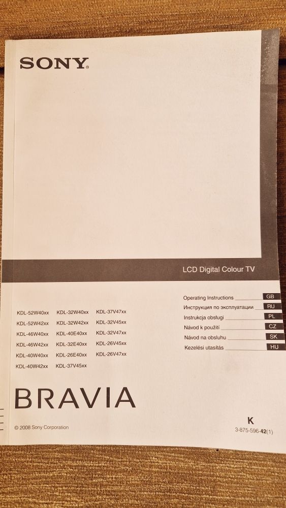 TV Sony Bravia Full HD KDL-32W4000 - 8