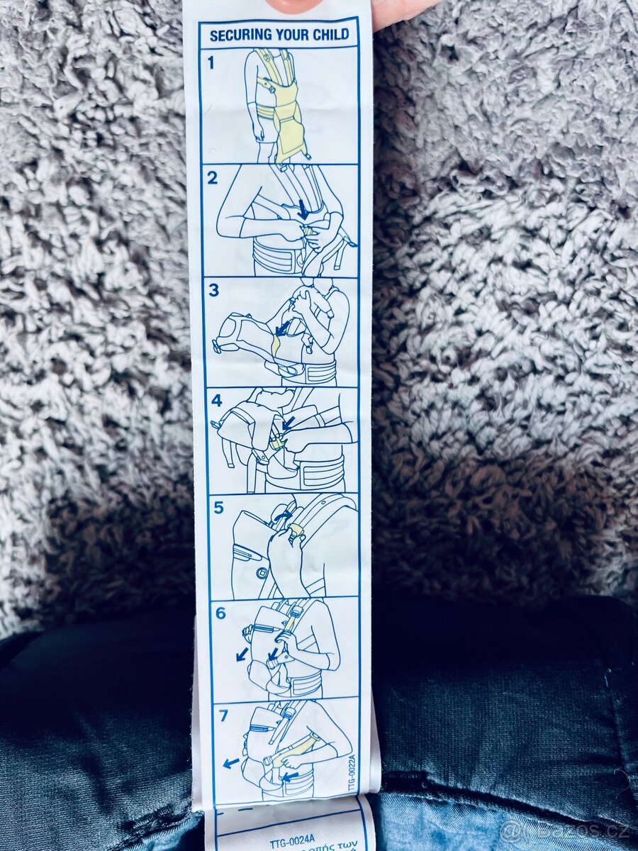 Nuna Cudl nosítko - výborný stav - 8