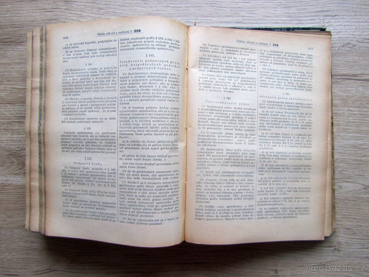 Sbírka zákonů a nařízení 1924 – prodej sbírky starých knih. - 8