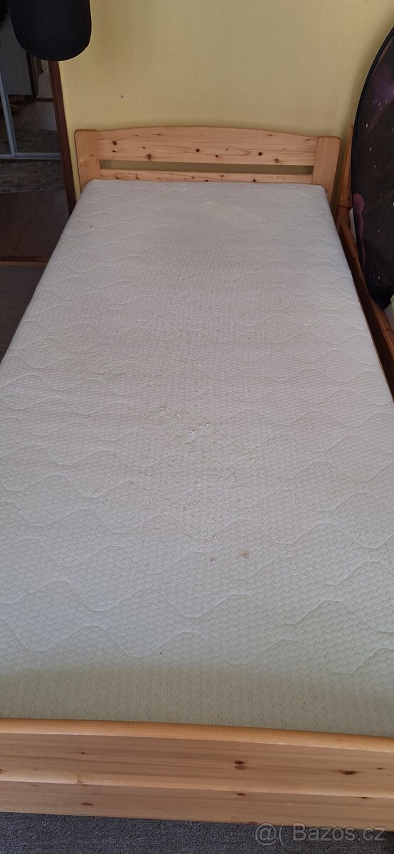 Postel z borovice, 90 x 200 - 8