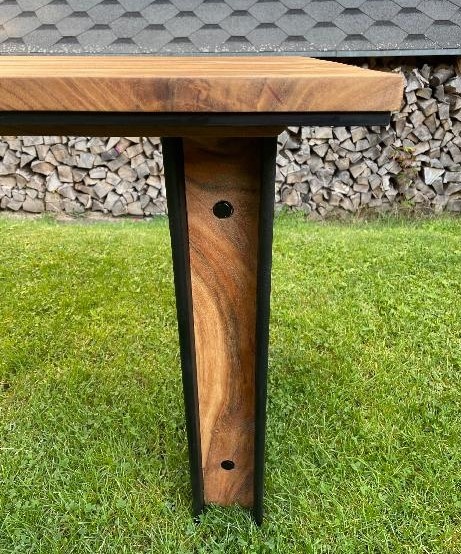 Masivní nerozkládací stůl - Makalu 200 cm - 8