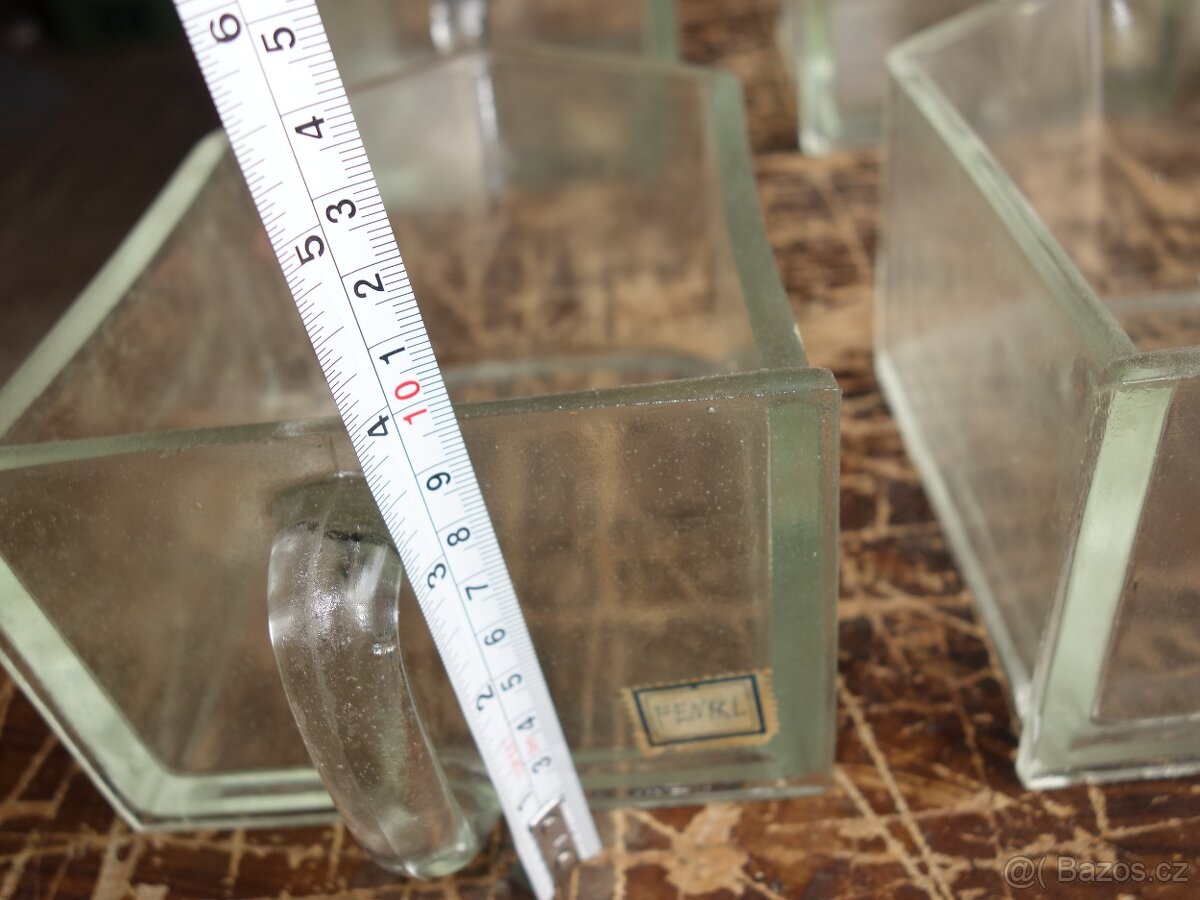 Skleněné kořenky, dozy, stejné, 6 kusů - 8