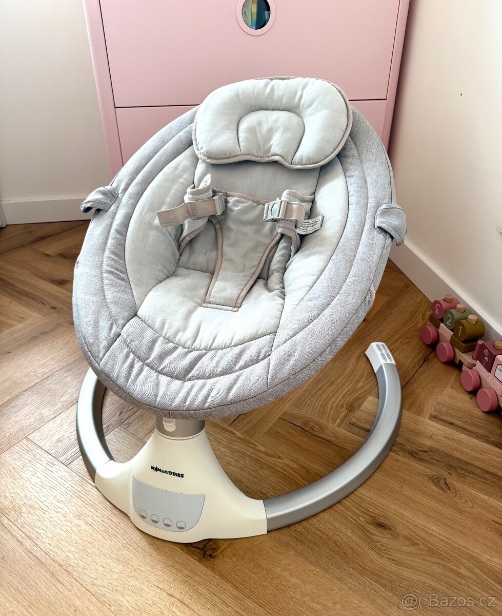 Elektrická houpačka a lehátko Mama Kiddies Premium 2v1 s - 8