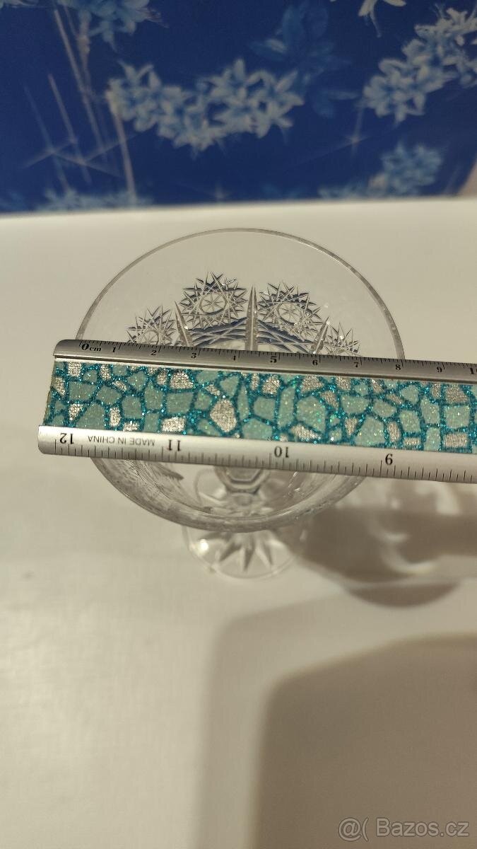 Vintage sklenice Bohemia crystal 6ks - nepoužité - 8