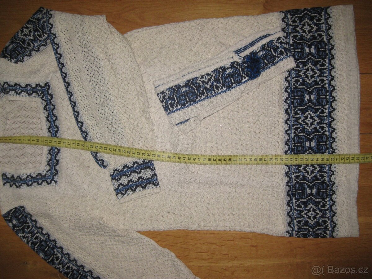 lněné pletené šaty- více vzorů, barev -vše NOVÉ - 8