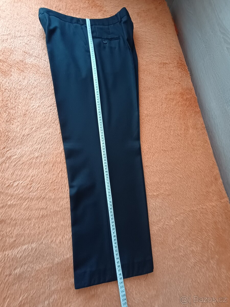 Pánský,černý oblek. - 8