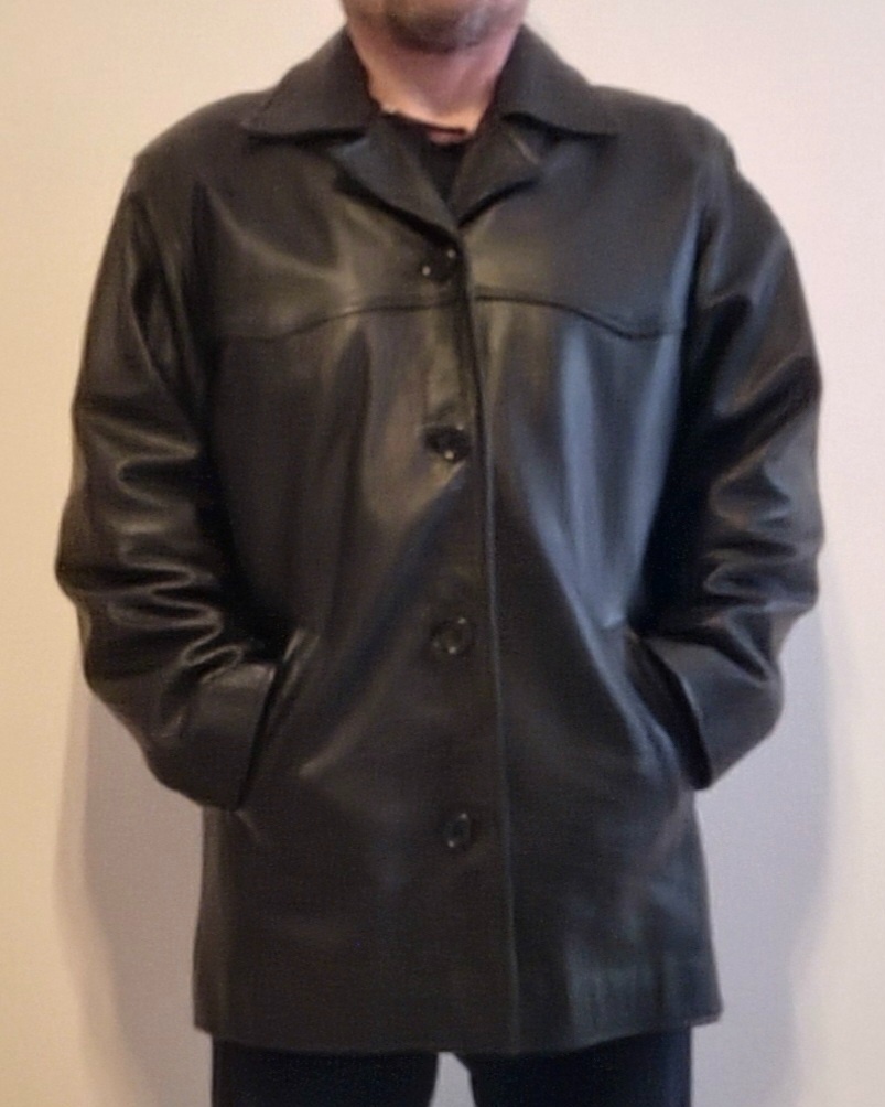 Pánský kožený kabát Shic skin vel.50 - 8