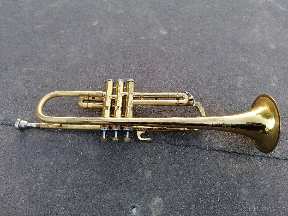 Predám starožitná trubka Cor ton - 8