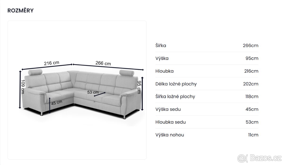sedací souprava Malaga 3 levá - 8