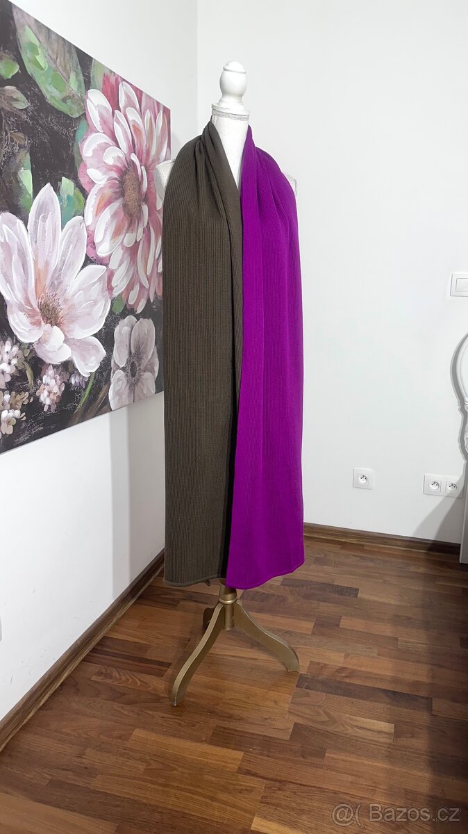 YVES SAINT LAURENT Vlněná Šála - 8