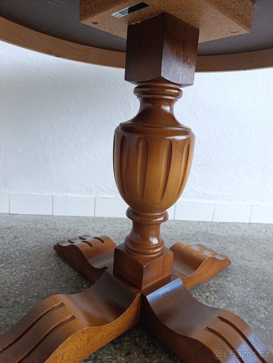 Rustikální konferenční stolek, nábytek z masívu, stůl - 8