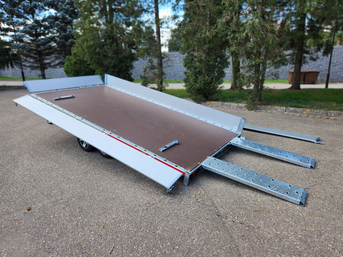 Sklopka Temared, ALU bočnice, 406x204cm, 2700kg, nájezdy - 8