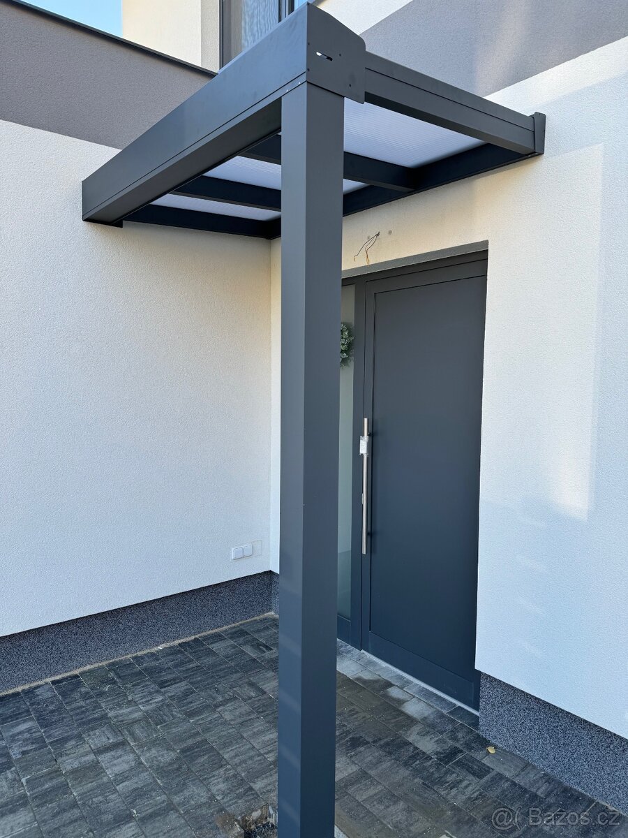 Hliníkový přístřešek nad vchodové dveře 150 x 110 - 8
