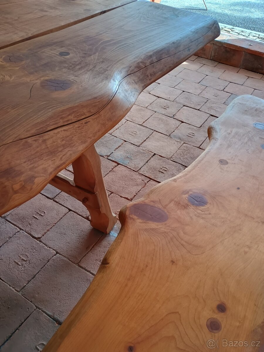 Stůl a lavice z masivu - 8