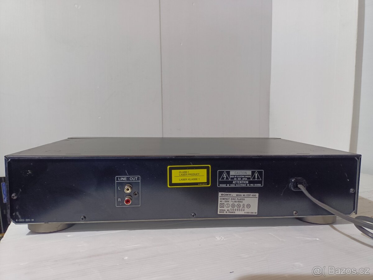 SONY CD přehrávač CDP-490 - 8