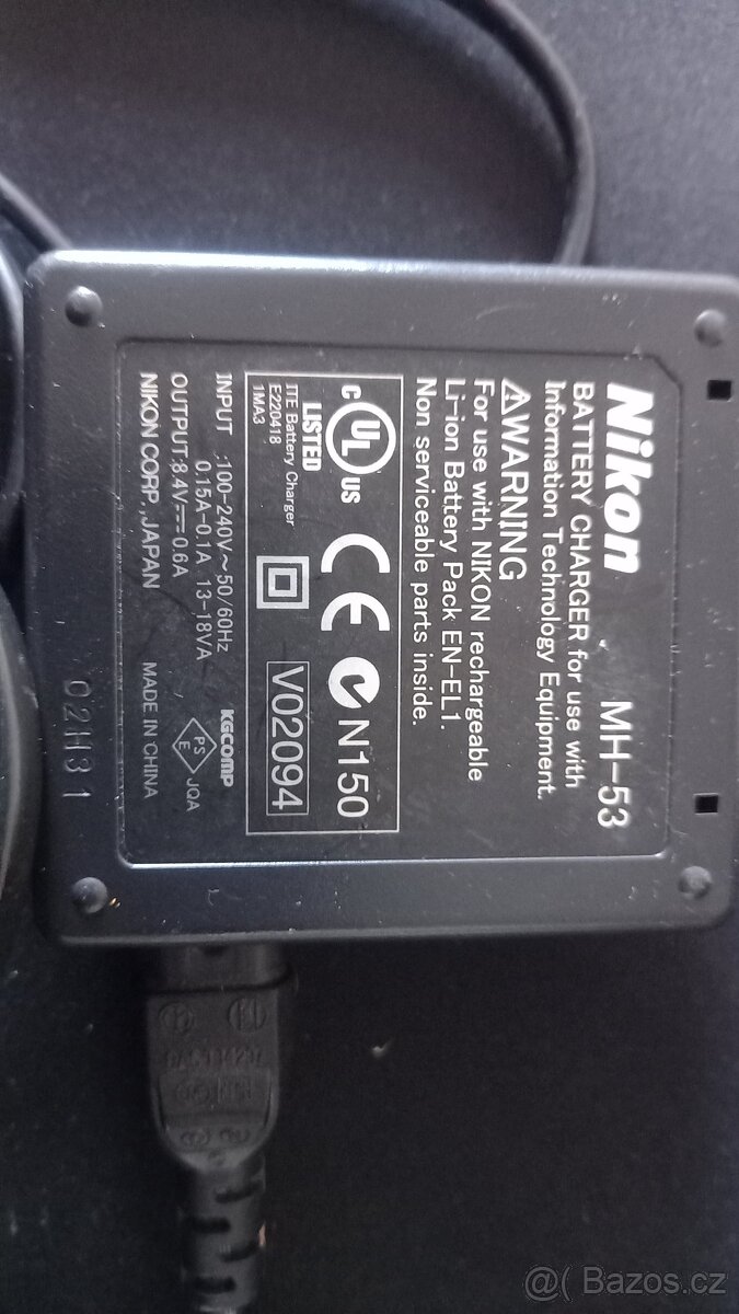 Nikon e4300, Nikon MH-53, Nikon EN-EL1 - 8