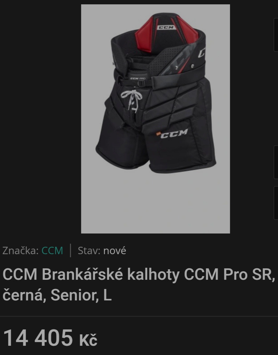 Brankářské kalhoty CCM PRO SR. - 8