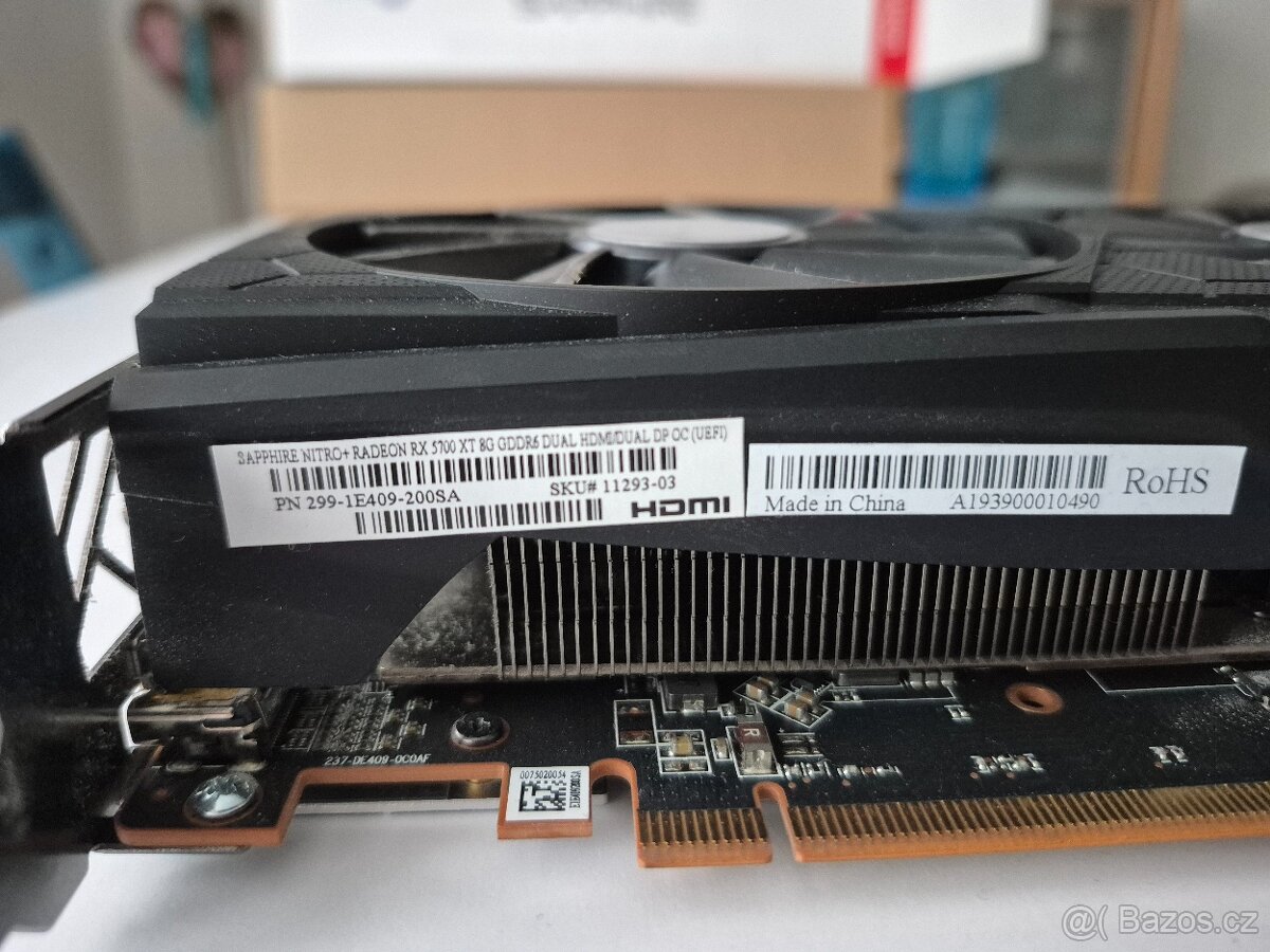 Grafická karta Sapphire Nitro+ Radeon RX 5700 XT 8G - 8