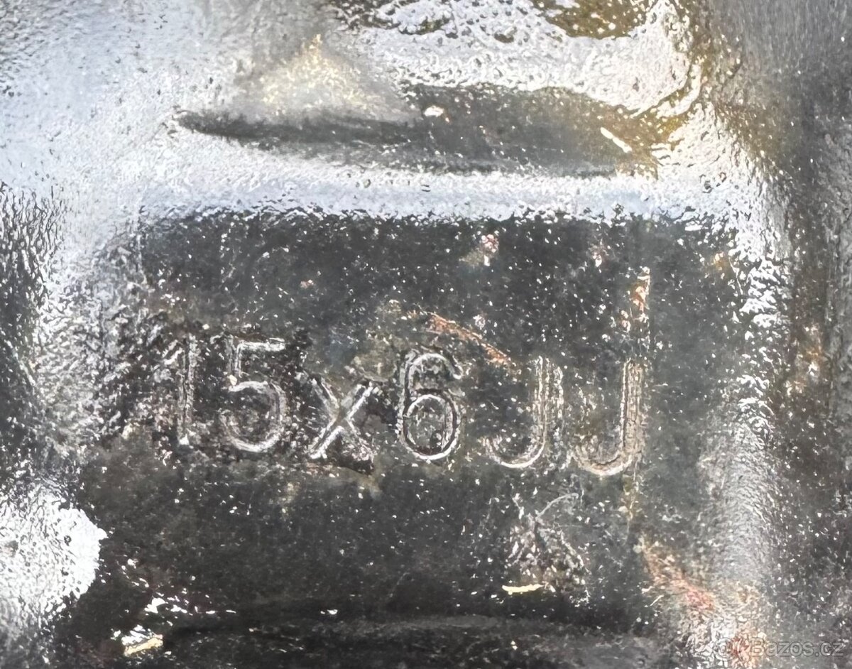 Plechové disky 195/50 R15 4x100 zimní pneu - 8