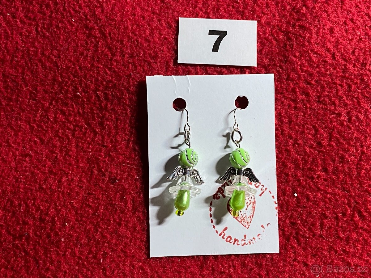 Naušnice - andílek - více variant - 8