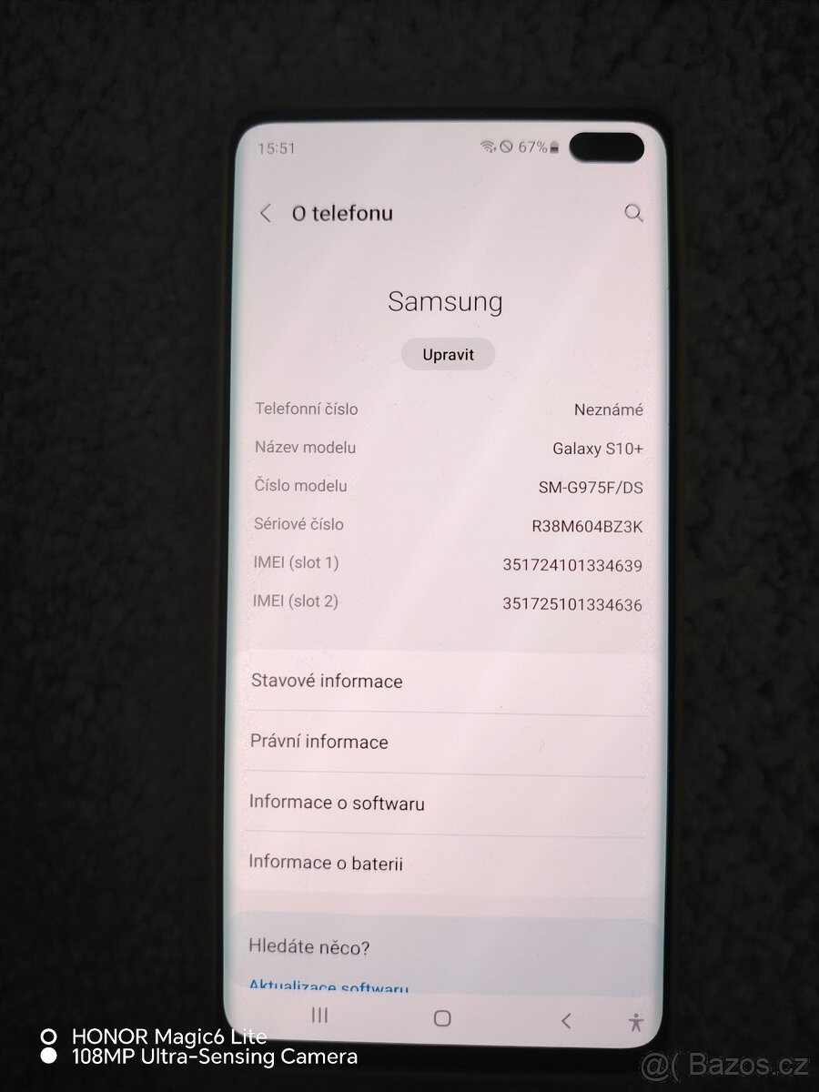 Honor Magic6 5G lite a Samsung S10+ - Vyměním - 8