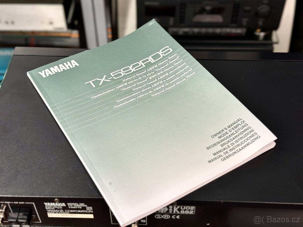 YAMAHA TX-592RDS (r.1998) RDS, manuál - 8