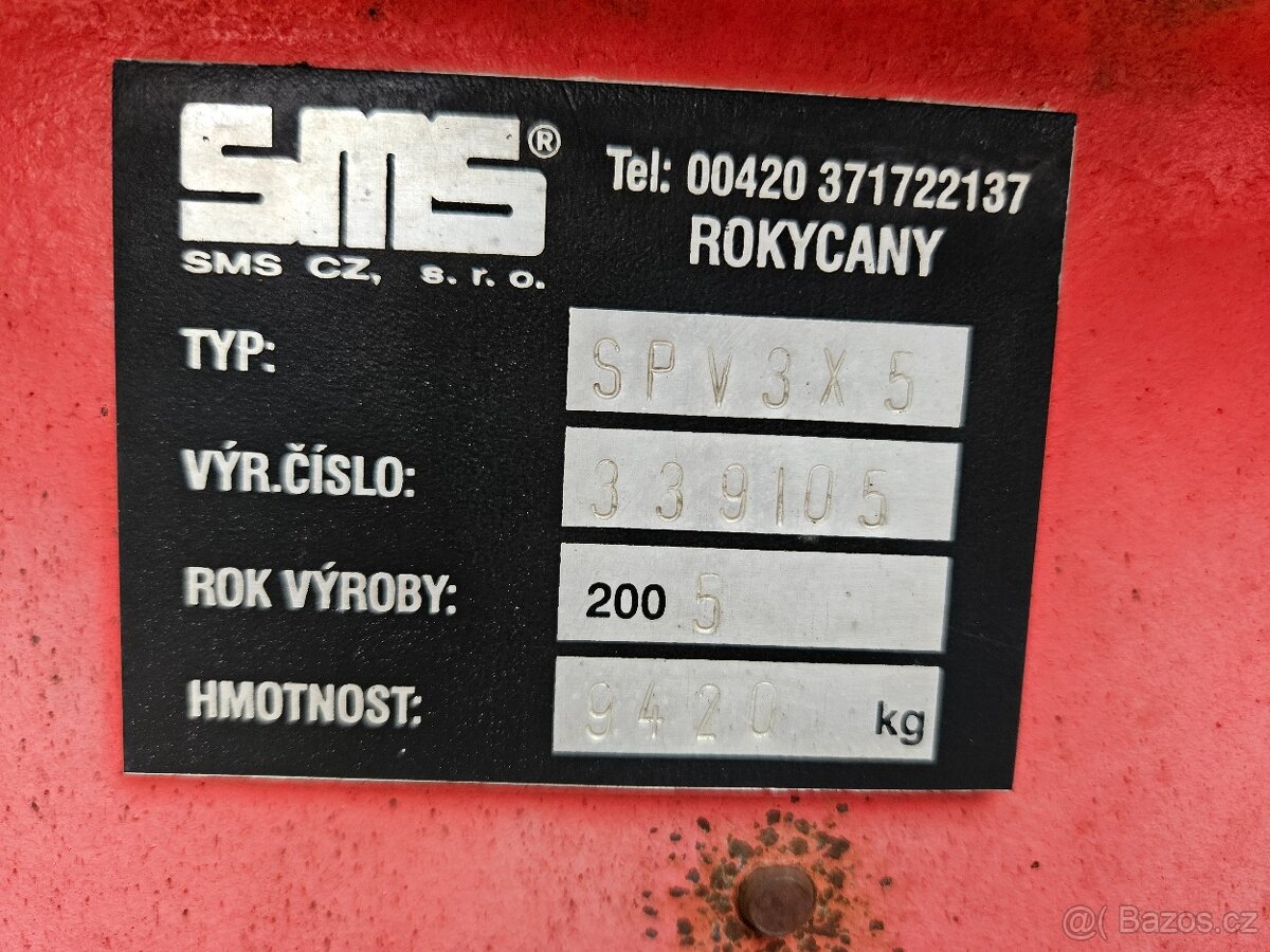 Přepravník balíků SMS Rokycany 3x5 - 8