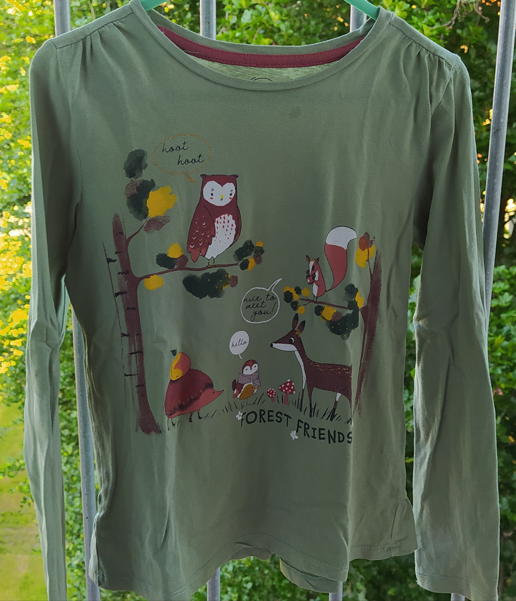 Oblečení pro holku (19 ks) - vel. 134 - 8