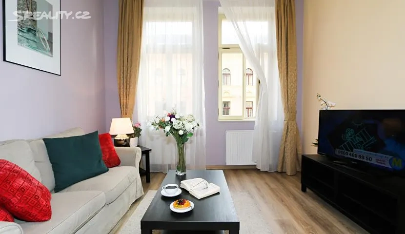 Pronájem bytu 1+1 40 m² Máchova, Praha - Vinohrady - 8