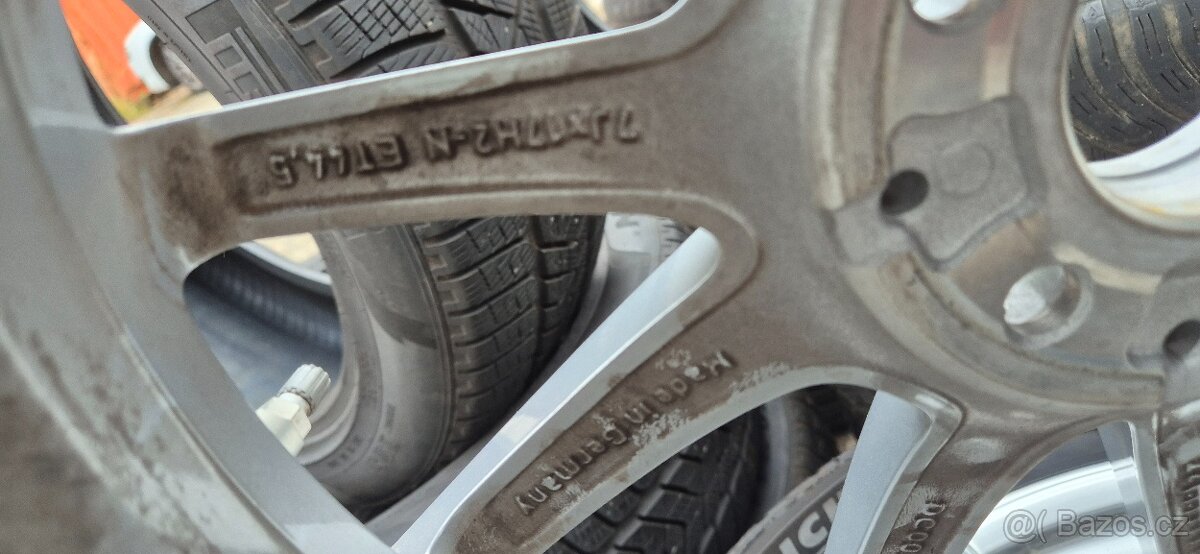 Kompletní zimní sada originálních alu kol Mercedes-Benz z mo - 8