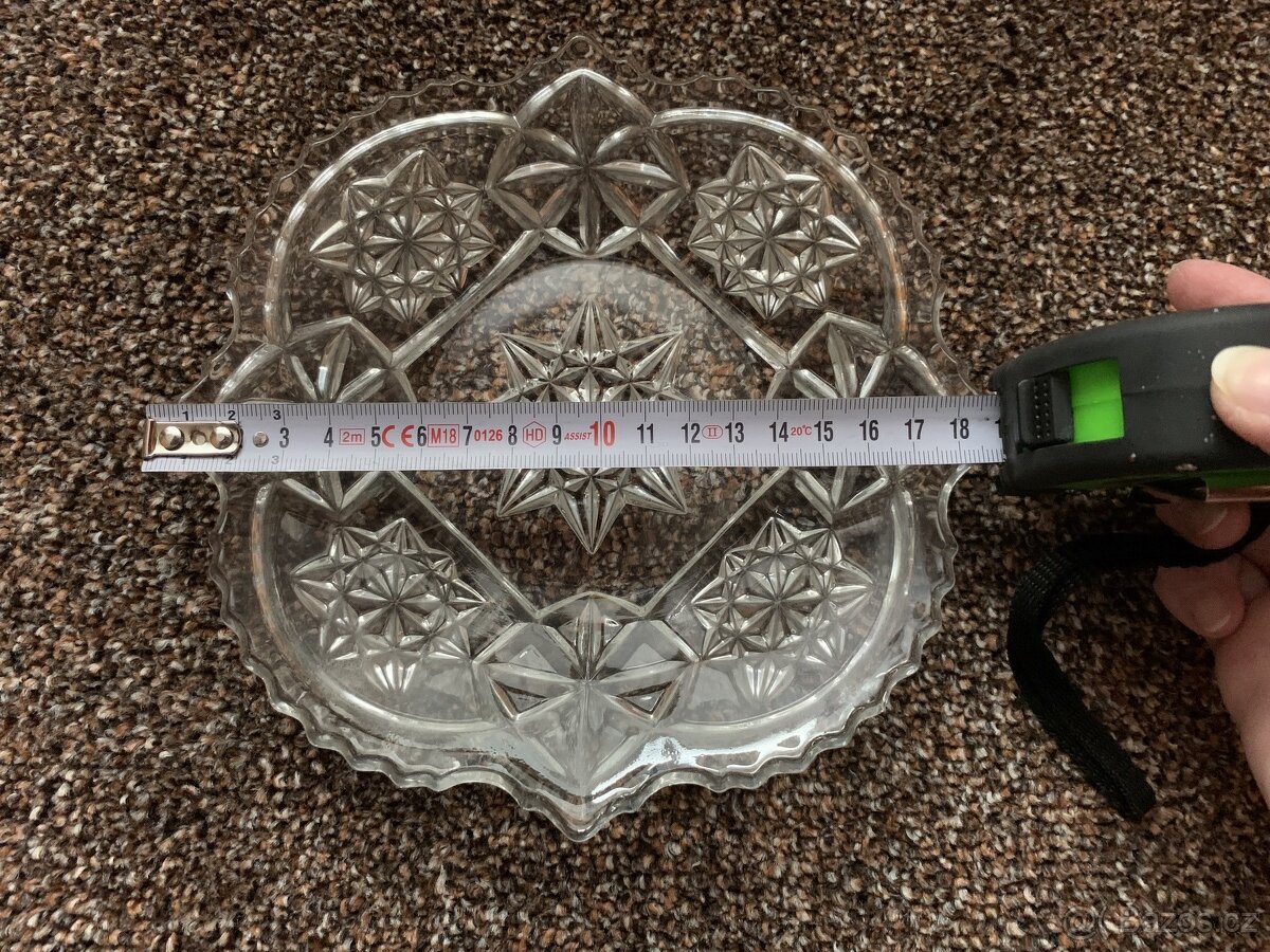 Souprava skleněných talířů - sleva - 8