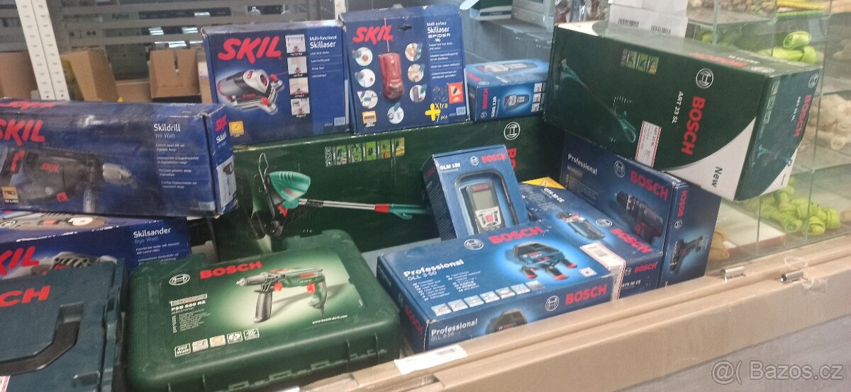 Bosch, Dremel, Skill stroje + příslušenství Nové - 8
