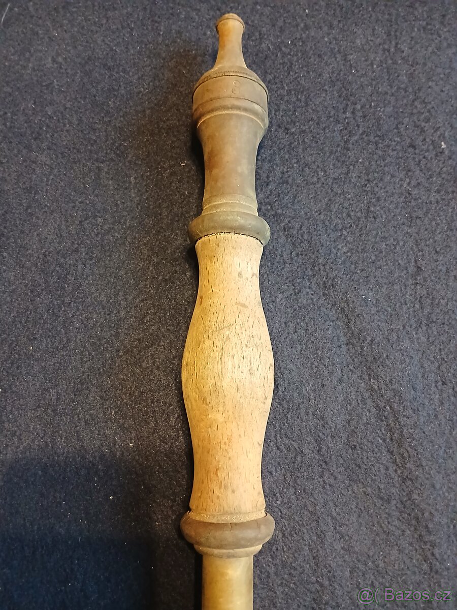 Hasičská mosazná proudnice.cca rok 1880 - 8