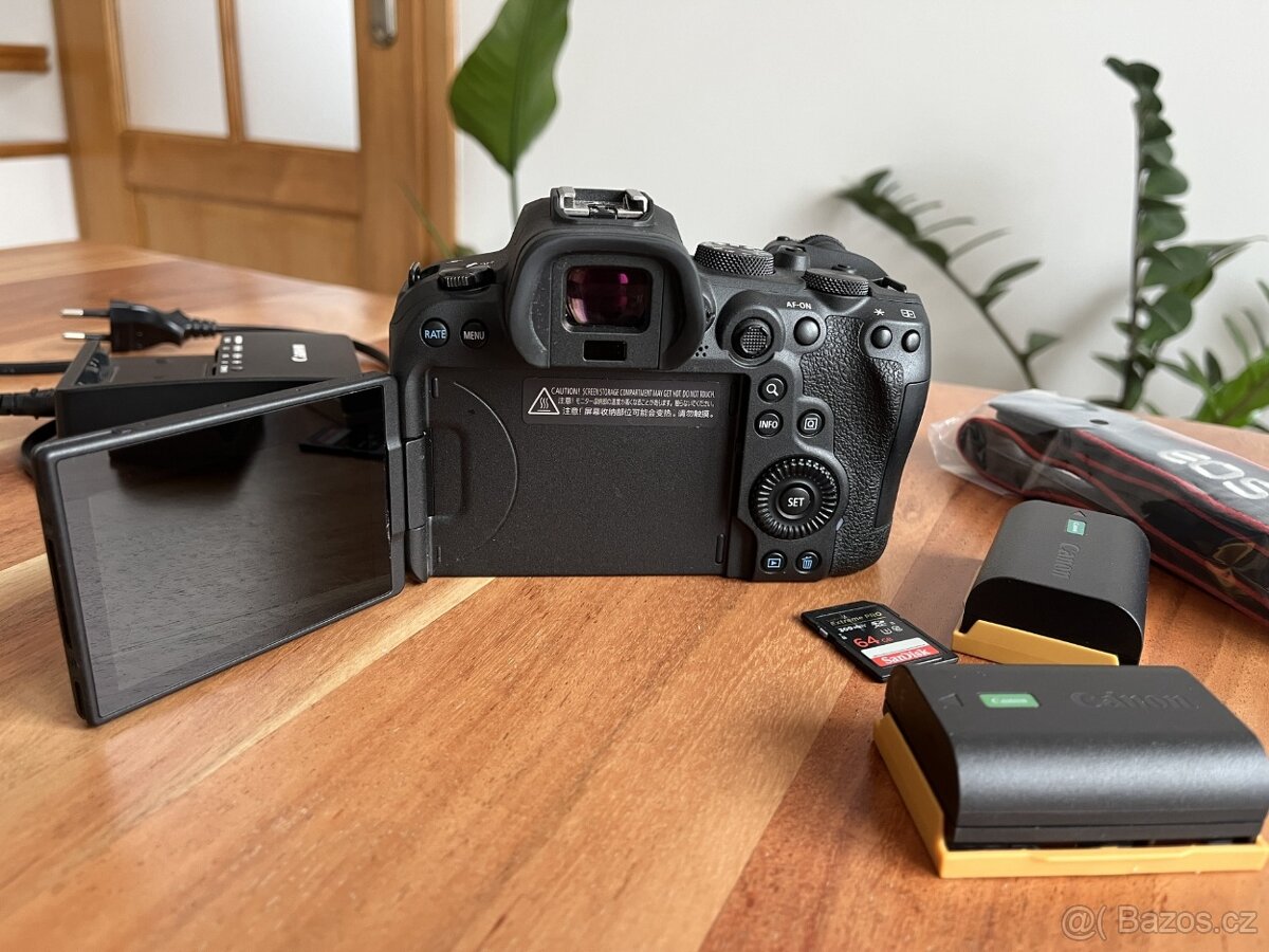 Canon EOS R6 – TOP stav + 2x ORIGINÁL baterie + SD karta San - 8