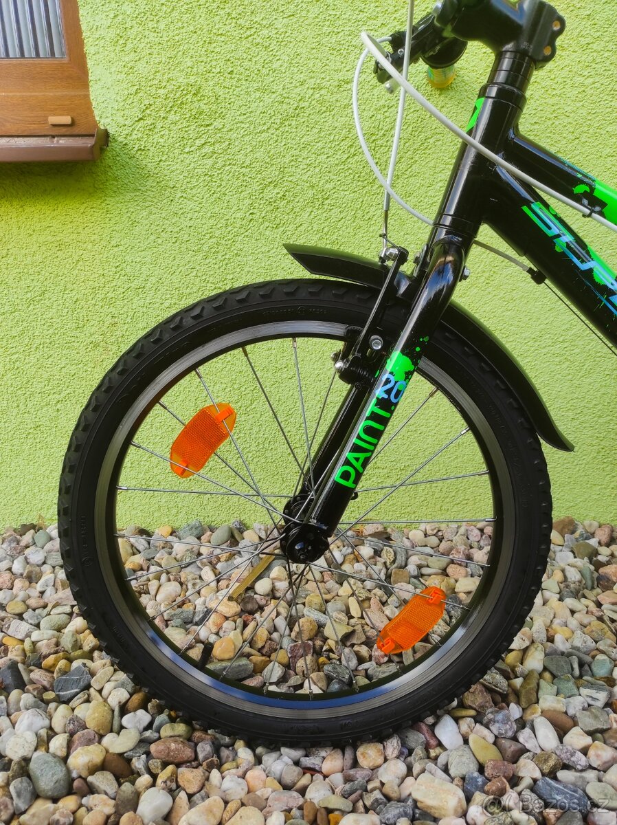 Značkové dětské kolo Superior 20" (černá/zelená) - 8